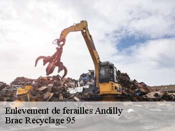 Enlevement de ferailles  andilly-95580 Brac Recyclage 95